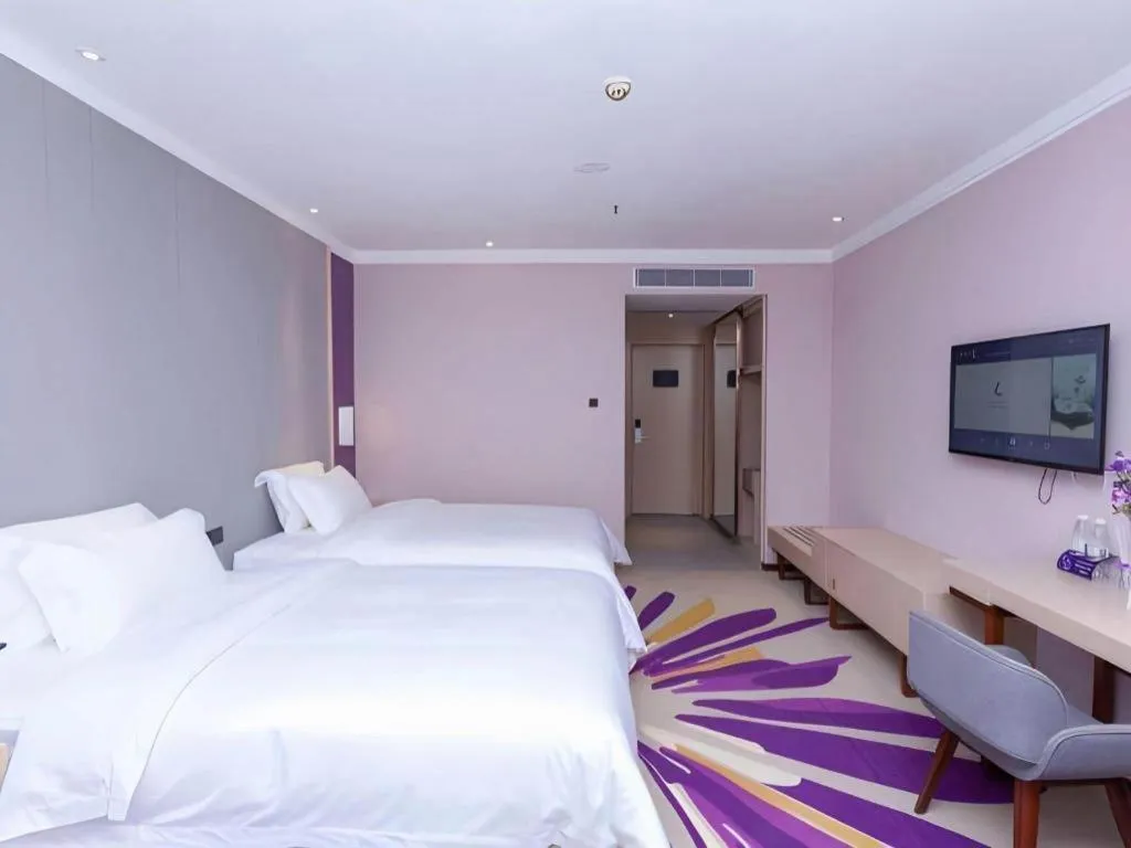 Bed in Lavande Hotel Guangzhou Zengchen Xintang Light Railway Station