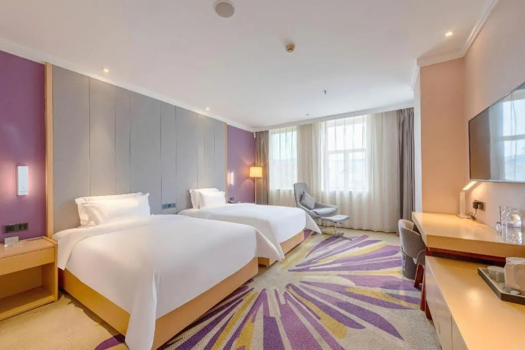 Bed in Lavande Hotel Guangzhou Zengchen Xintang Light Railway Station