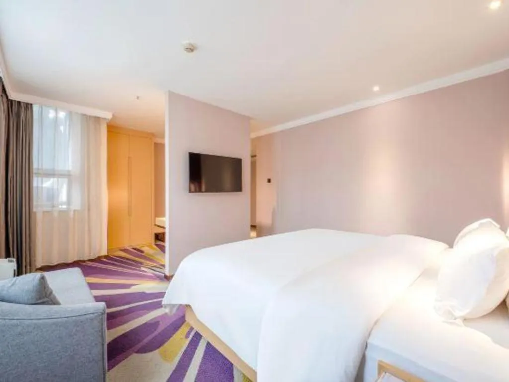 Bed in Lavande Hotel Guangzhou Zengchen Xintang Light Railway Station
