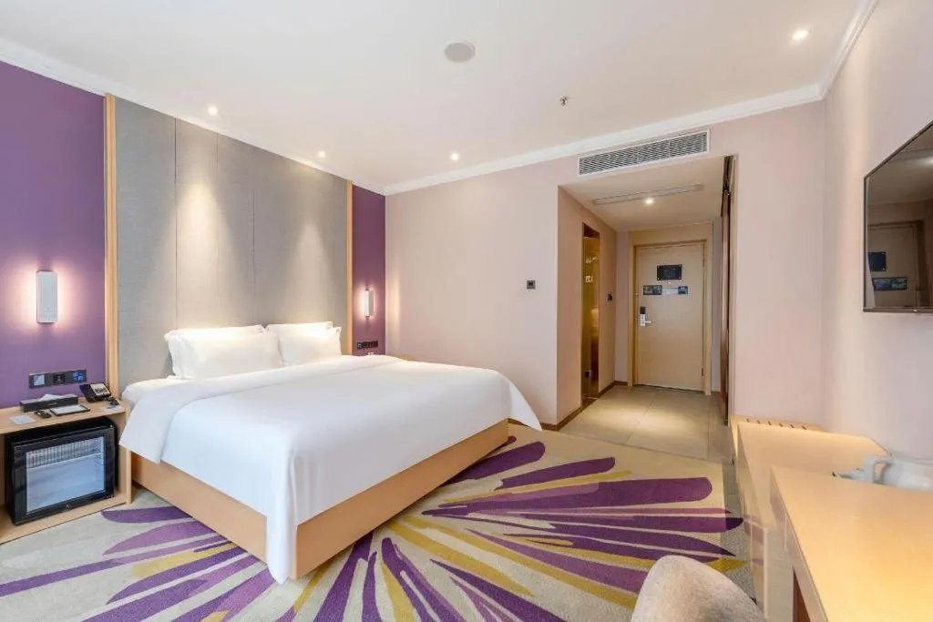 Bed in Lavande Hotel Guangzhou Zengchen Xintang Light Railway Station