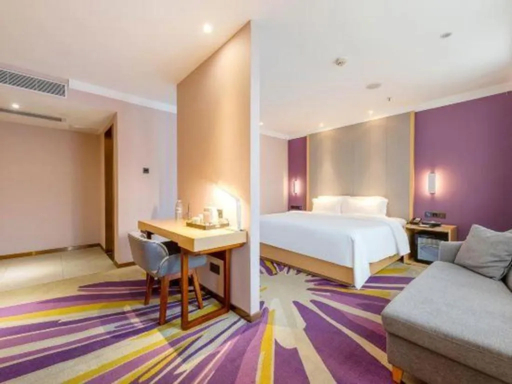 Bed in Lavande Hotel Guangzhou Zengchen Xintang Light Railway Station