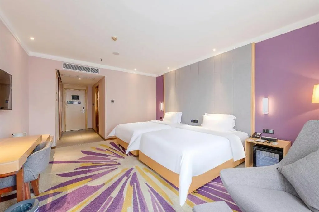 Bed in Lavande Hotel Guangzhou Zengchen Xintang Light Railway Station
