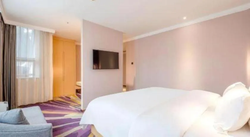 Bed in Lavande Hotel Guangzhou Zengchen Xintang Light Railway Station