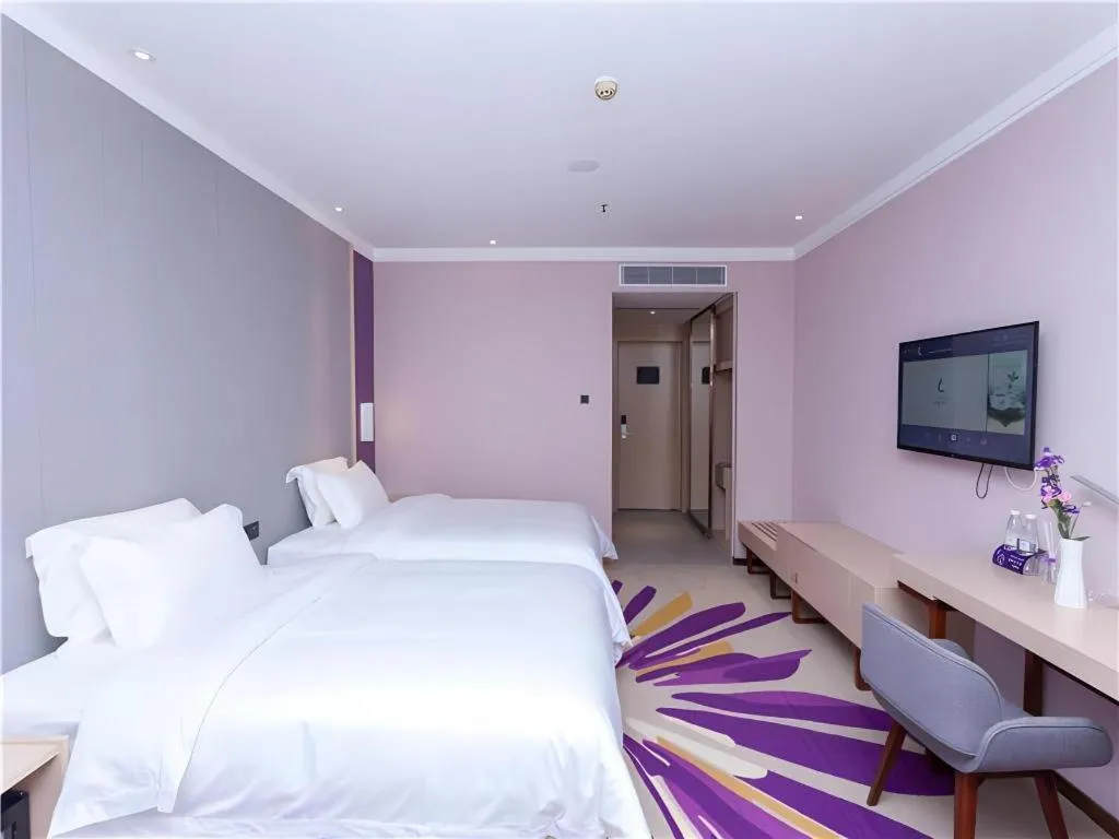 Bed in Lavande Hotel Guangzhou Zengchen Xintang Light Railway Station