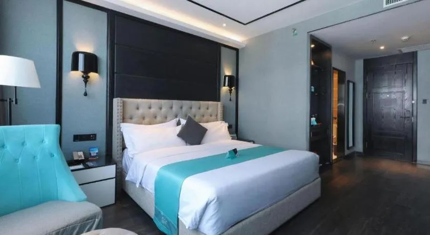 Bed in Xana Hotelle Yinchuan Swan Lake Wangfujing