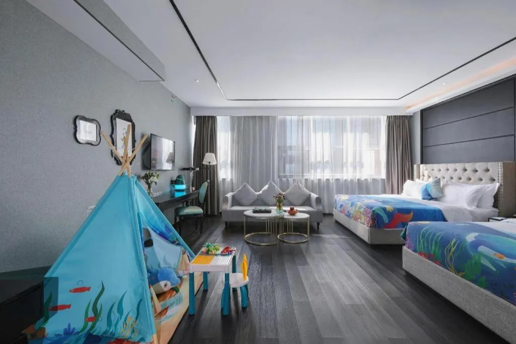 Bed in Xana Hotelle Yinchuan Swan Lake Wangfujing