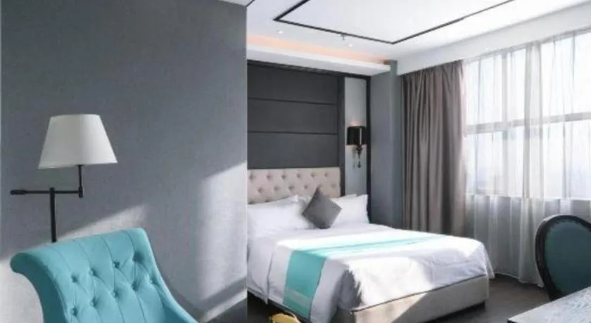 Bed in Xana Hotelle Yinchuan Swan Lake Wangfujing