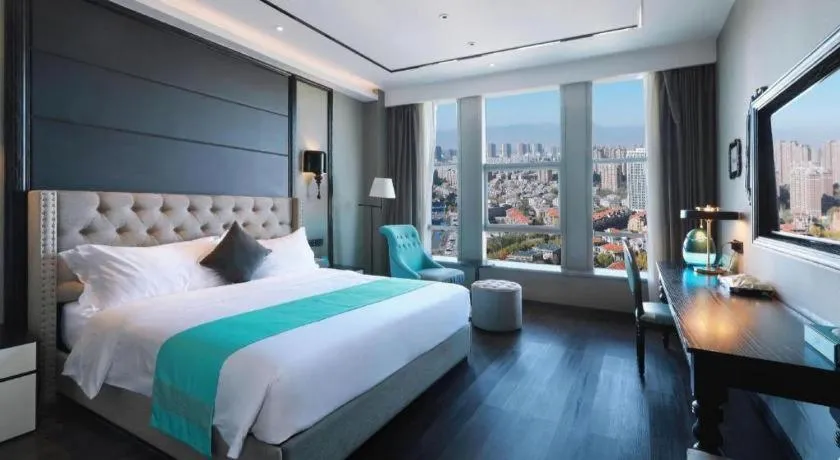 Bed in Xana Hotelle Yinchuan Swan Lake Wangfujing