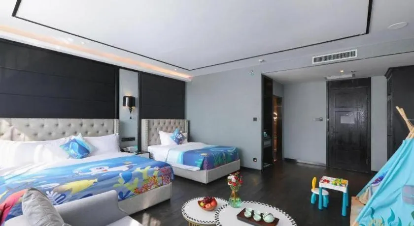 Bed in Xana Hotelle Yinchuan Swan Lake Wangfujing