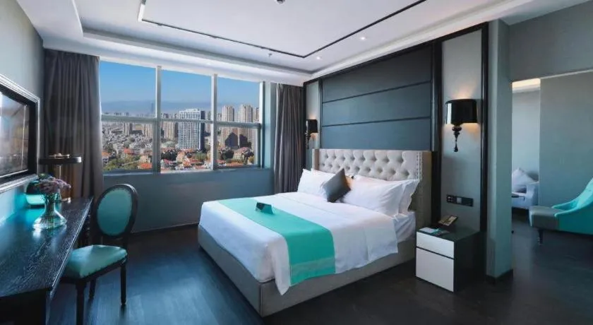 Bed in Xana Hotelle Yinchuan Swan Lake Wangfujing