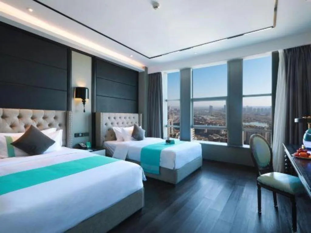 Bed in Xana Hotelle Yinchuan Swan Lake Wangfujing