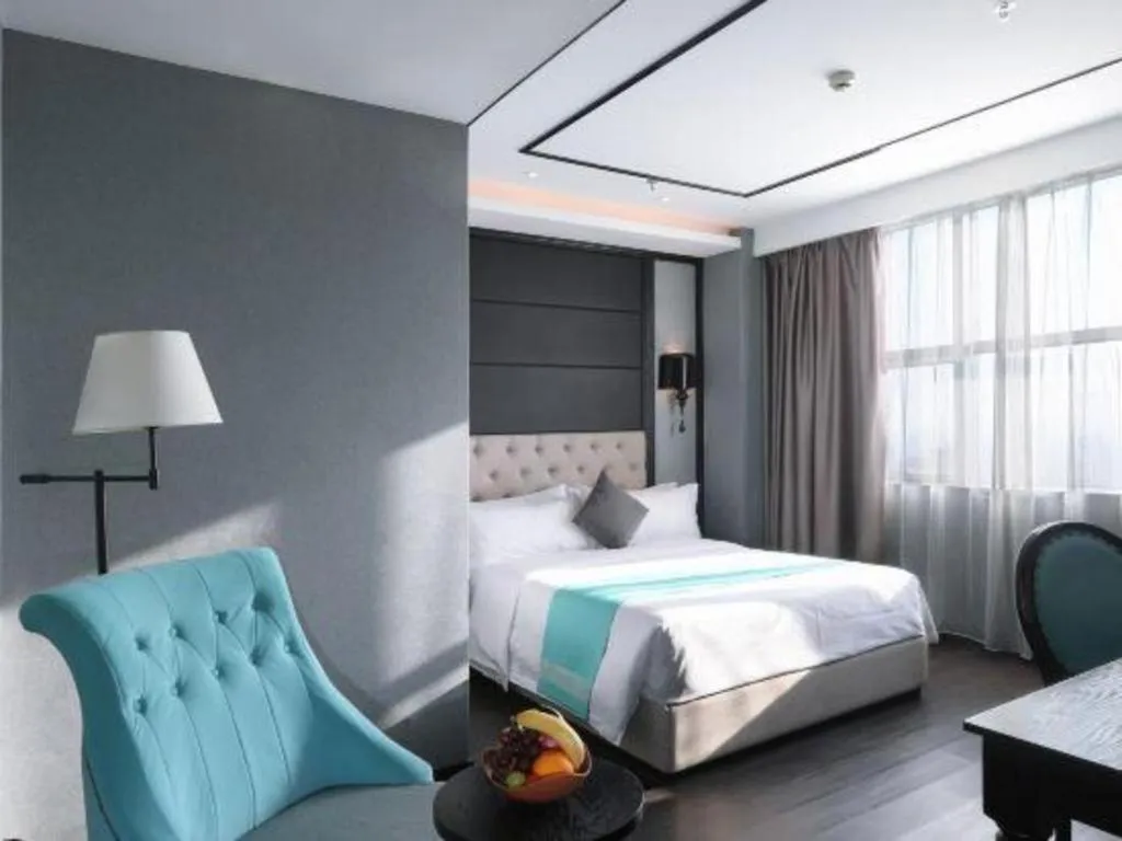 Bed in Xana Hotelle Yinchuan Swan Lake Wangfujing