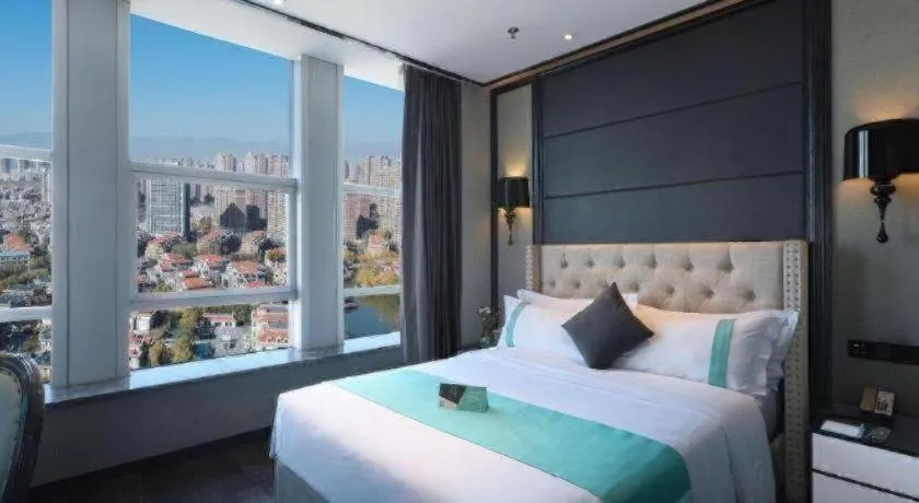 Bed in Xana Hotelle Yinchuan Swan Lake Wangfujing