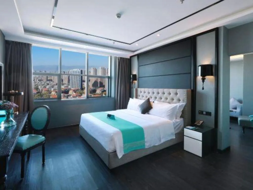 Bed in Xana Hotelle Yinchuan Swan Lake Wangfujing