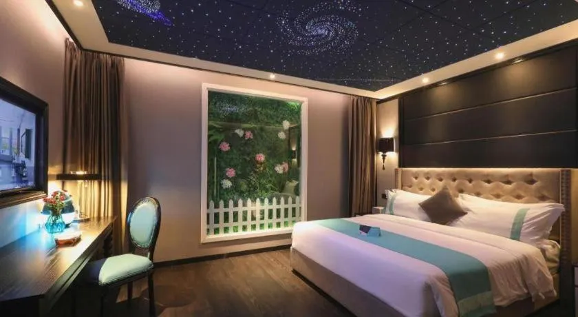 Bed in Xana Hotelle Yinchuan Swan Lake Wangfujing