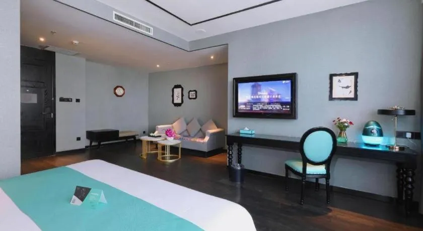 Bed in Xana Hotelle Yinchuan Swan Lake Wangfujing