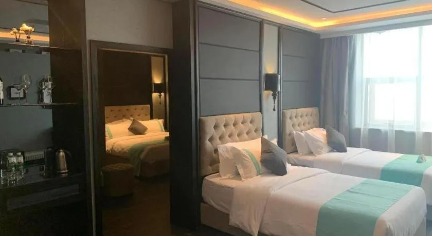 Bed in Xana Hotelle Yinchuan Swan Lake Wangfujing