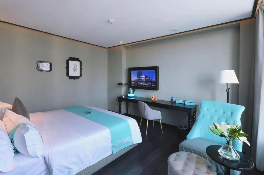 Bed in Xana Hotelle Yinchuan Swan Lake Wangfujing