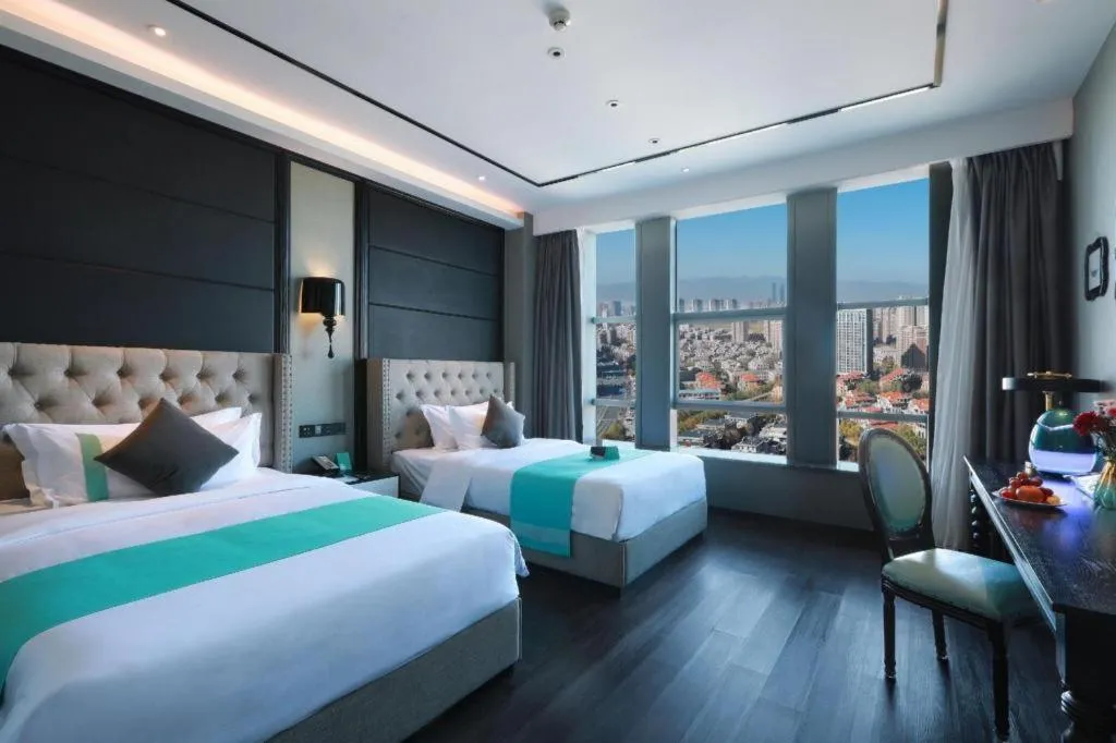 Bed in Xana Hotelle Yinchuan Swan Lake Wangfujing