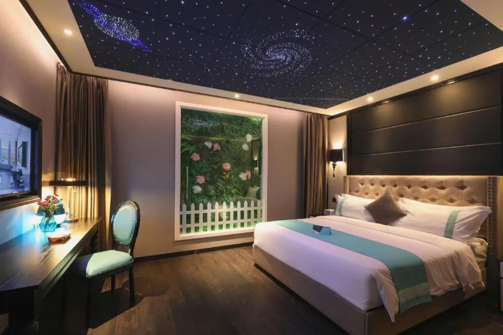 Bed in Xana Hotelle Yinchuan Swan Lake Wangfujing