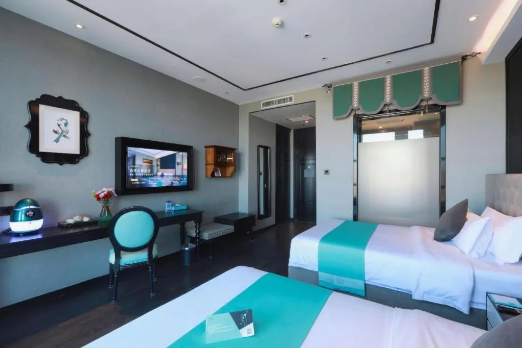 Bed in Xana Hotelle Yinchuan Swan Lake Wangfujing