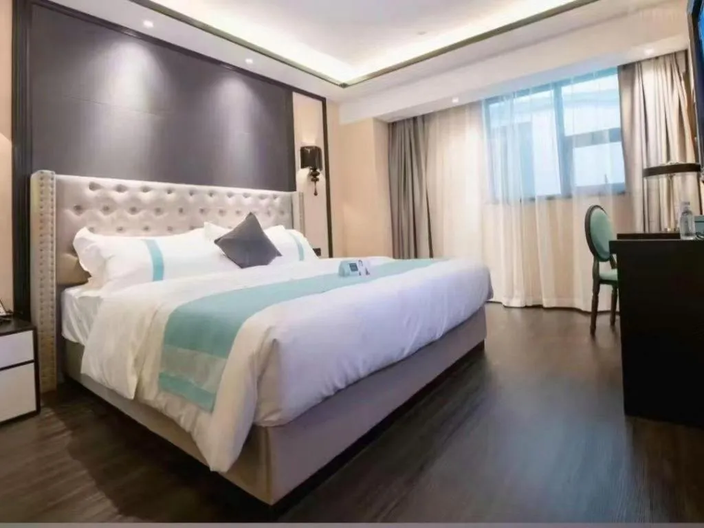 Bed in Xana Hotelle Zhuhai Gongbei Port