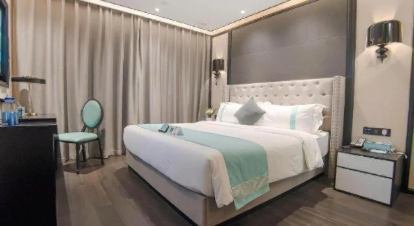 Bed in Xana Hotelle Zhuhai Gongbei Port