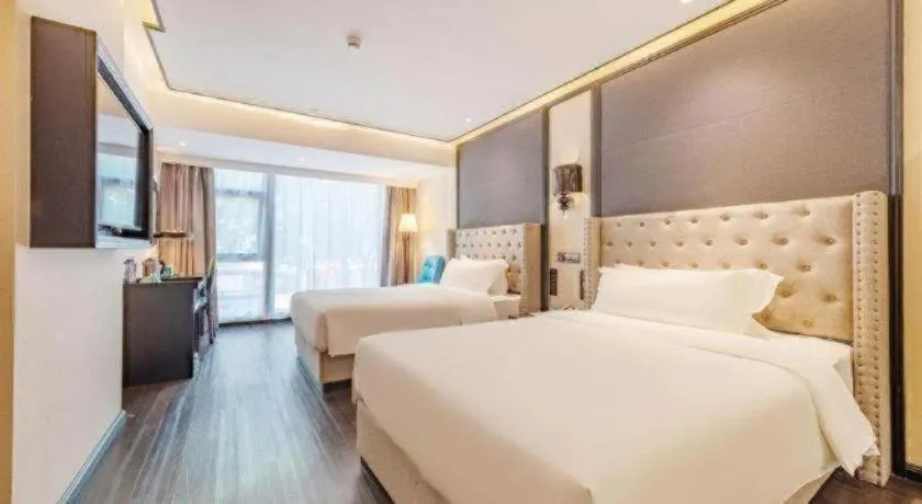 Bed in Xana Hotelle Zhuhai Gongbei Port