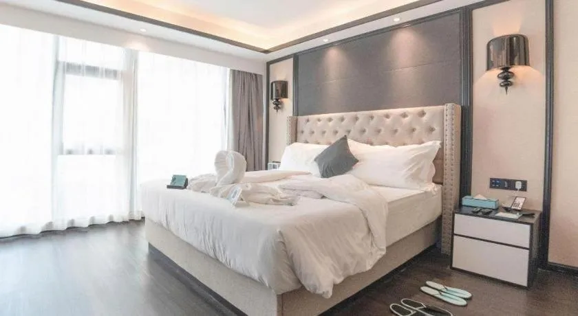 Bed in Xana Hotelle Zhuhai Gongbei Port