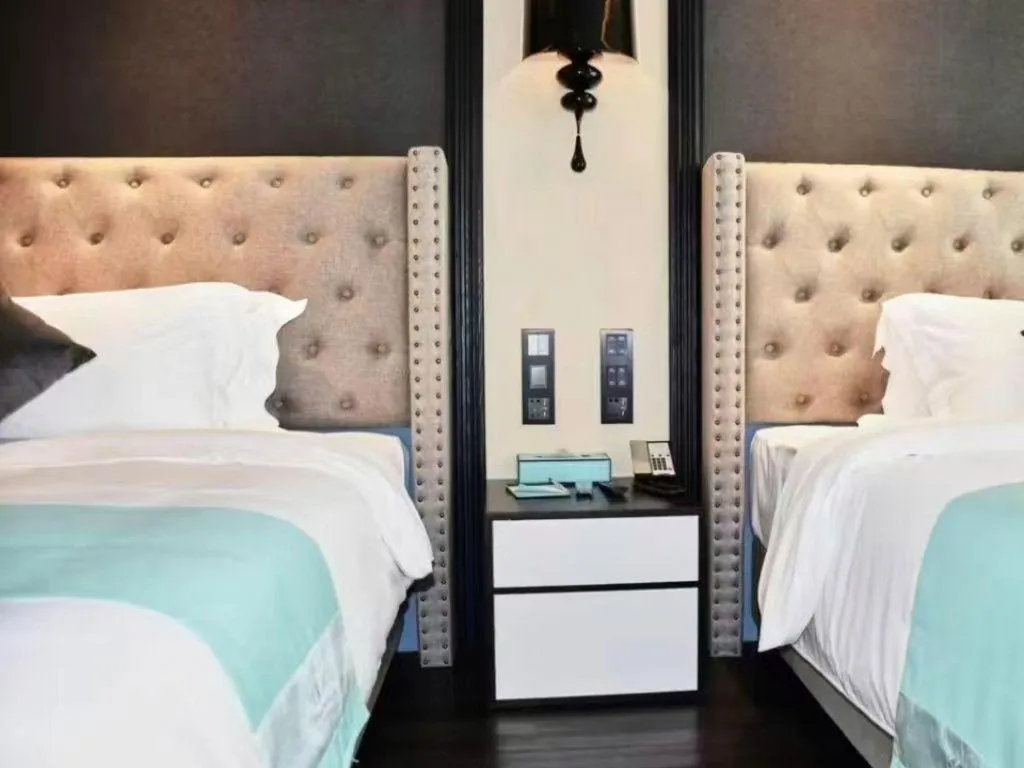 Bed in Xana Hotelle Zhuhai Gongbei Port