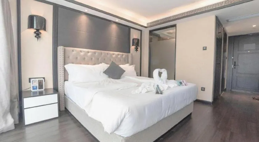Bed in Xana Hotelle Zhuhai Gongbei Port