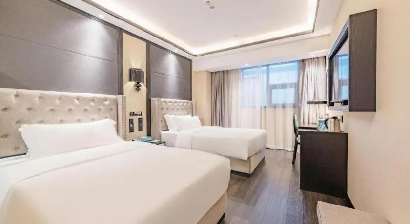 Bed in Xana Hotelle Zhuhai Gongbei Port