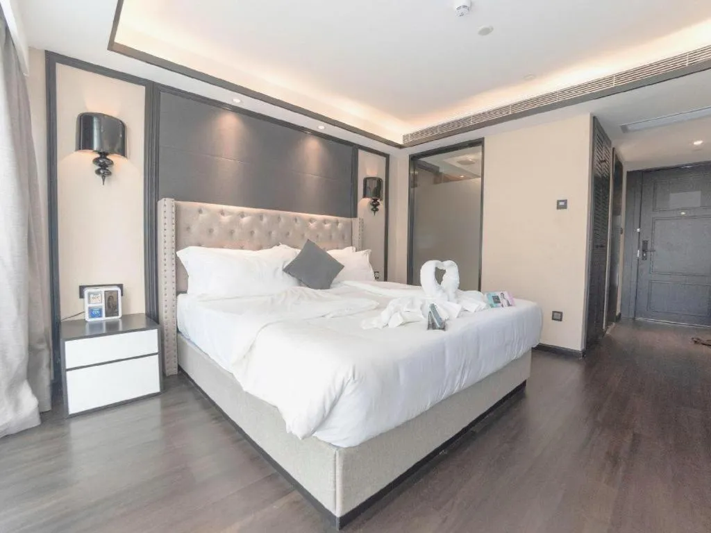 Bed in Xana Hotelle Zhuhai Gongbei Port