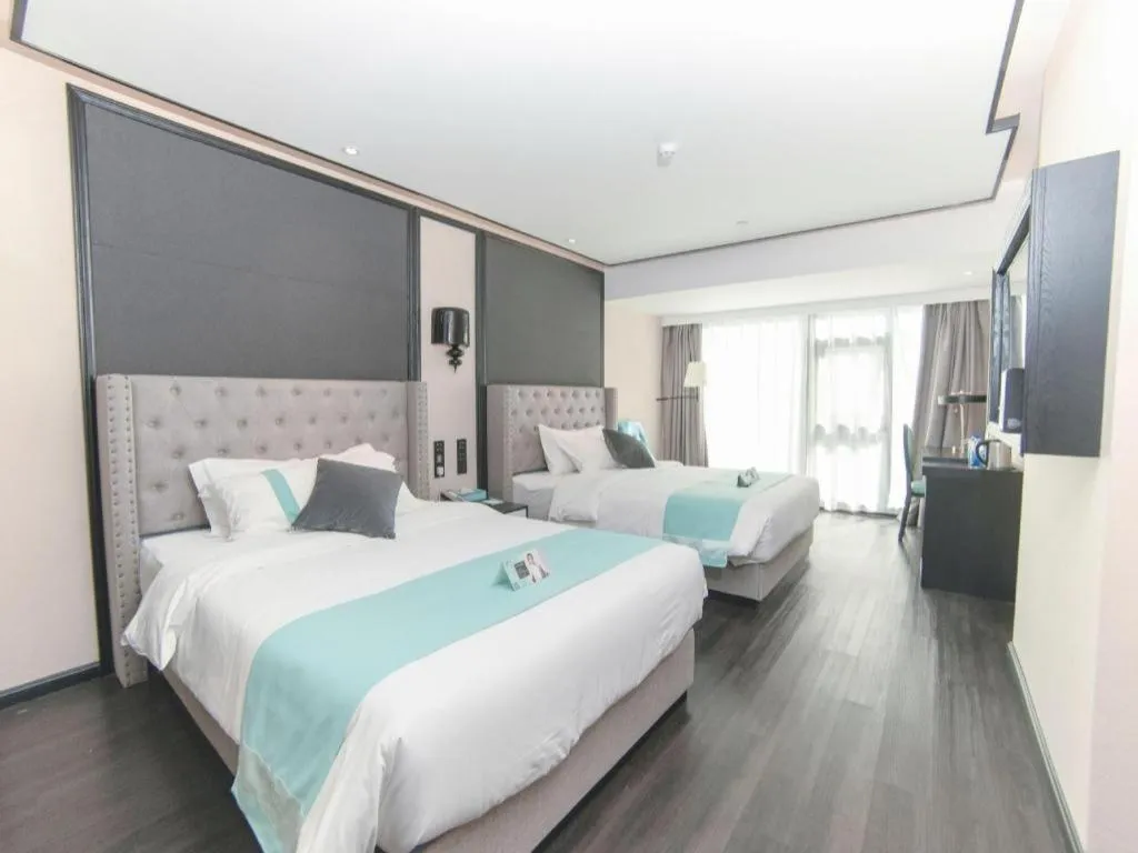 Bed in Xana Hotelle Zhuhai Gongbei Port