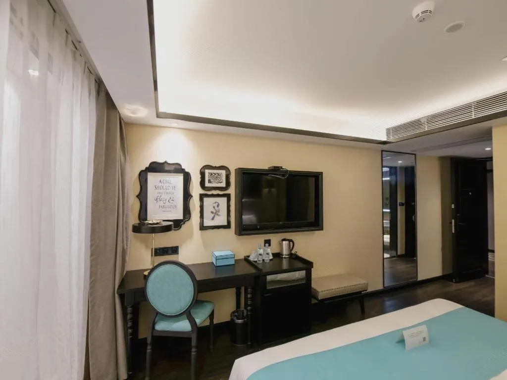 Bed in Xana Hotelle Zhuhai Gongbei Port