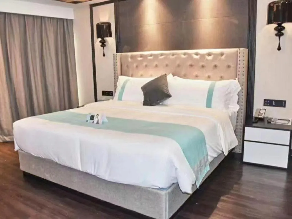 Bed in Xana Hotelle Zhuhai Gongbei Port