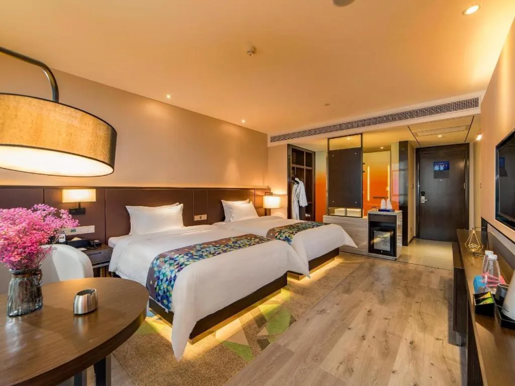 Bed in Zmax Hotel Guangzhou Railway Station