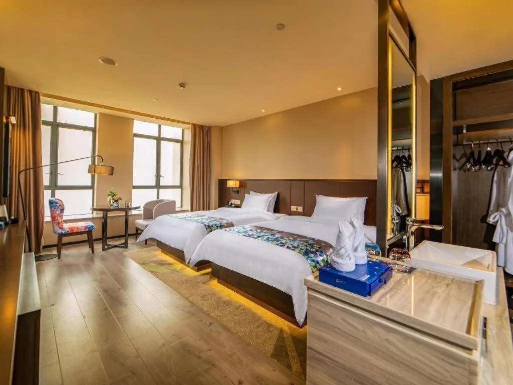 Bed in Zmax Hotel Guangzhou Railway Station