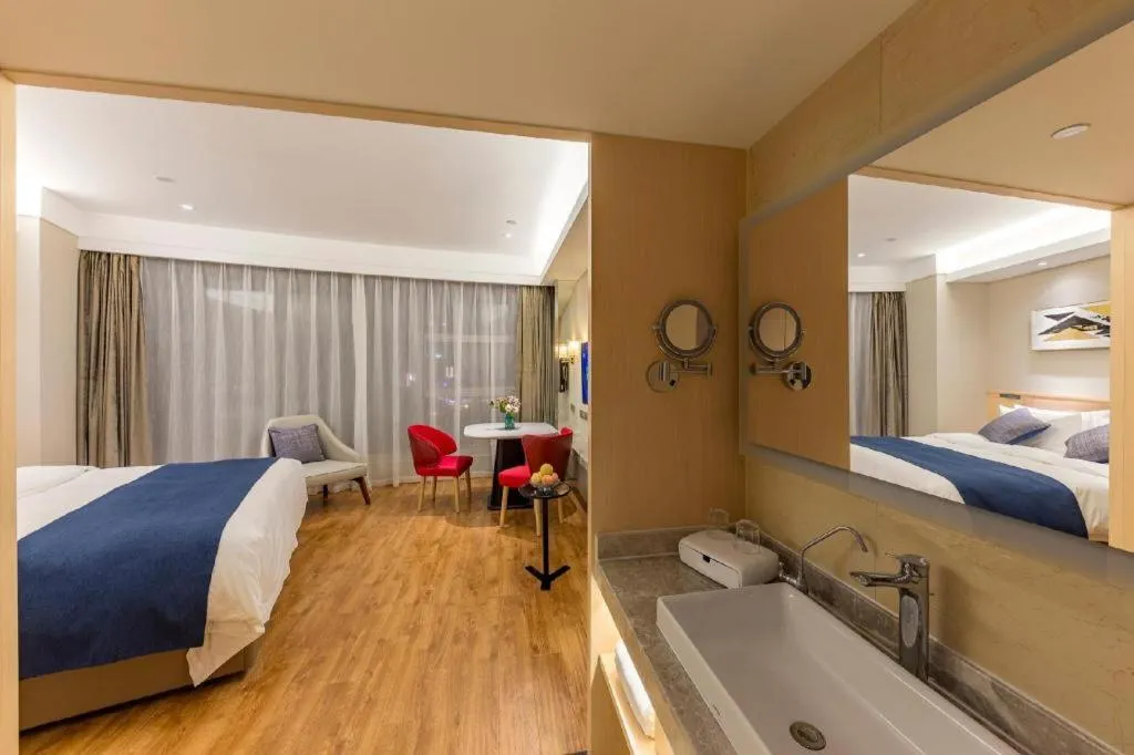 Bed in YUN-RAY Ambassador Hotel