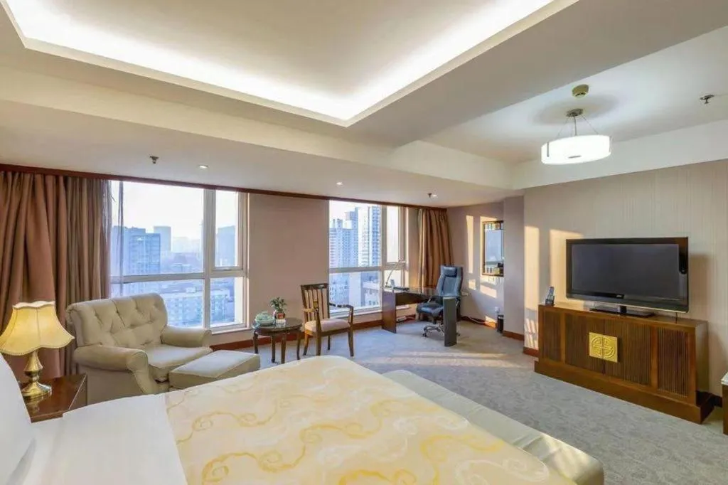 Bed in YUN-RAY Ambassador Hotel