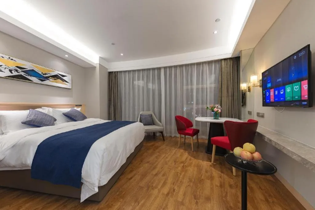 Bed in YUN-RAY Ambassador Hotel