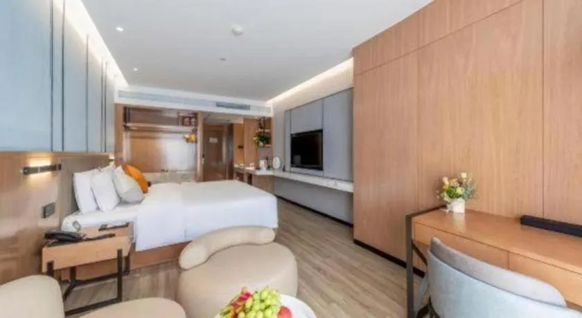 Bed in YUN-RAY Ambassador Hotel