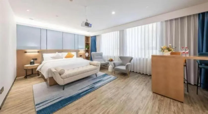 Bed in YUN-RAY Ambassador Hotel