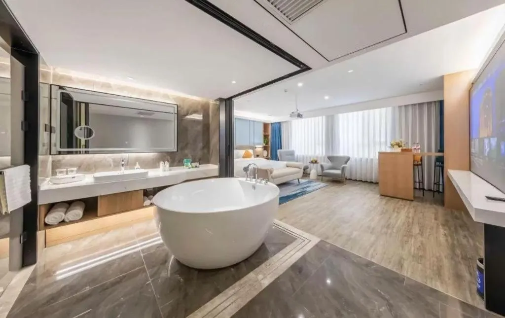 Bed in YUN-RAY Ambassador Hotel