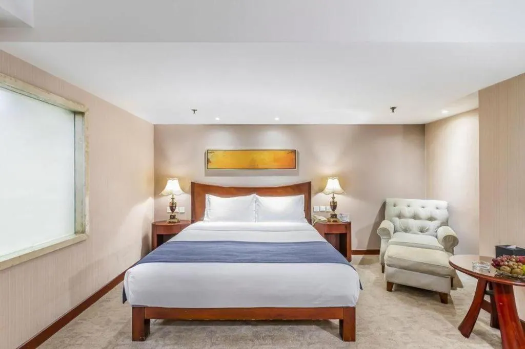 Bed in YUN-RAY Ambassador Hotel