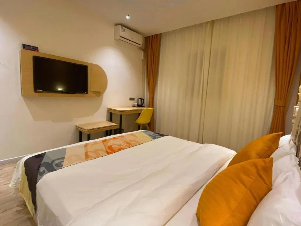 Bed in Shell Hotel Yinchuan Xingqing District Yuhuangge Street