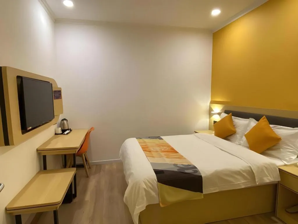 Bed in Shell Hotel Yinchuan Xingqing District Yuhuangge Street