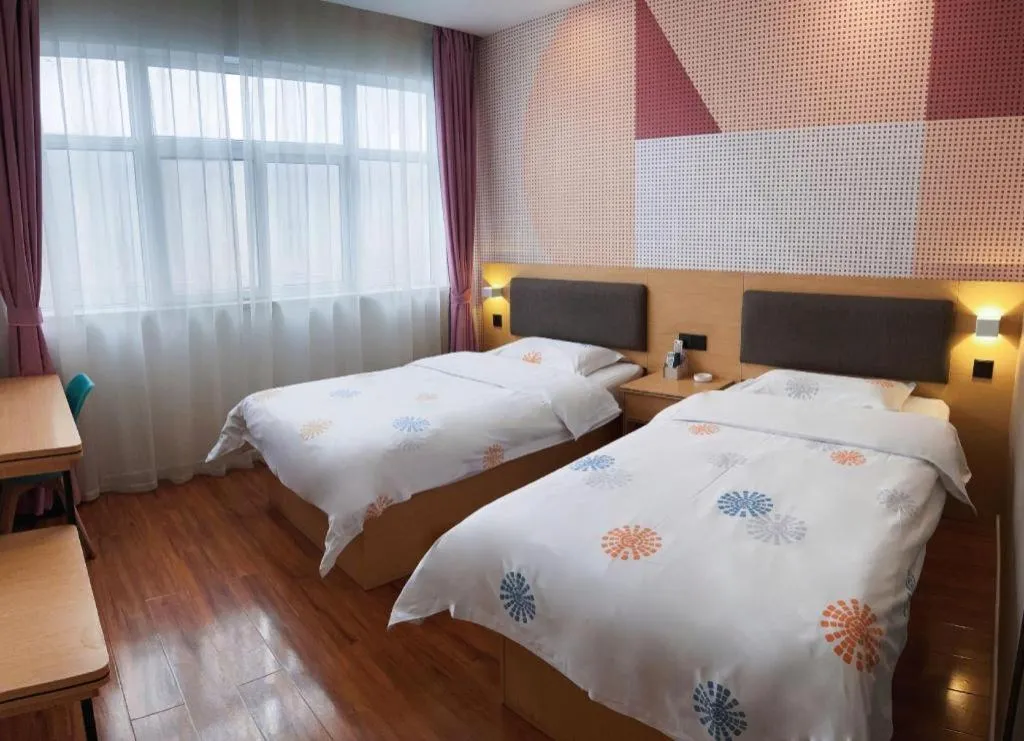 Bed in Shell Hotel Yinchuan Xingqing District Yuhuangge Street