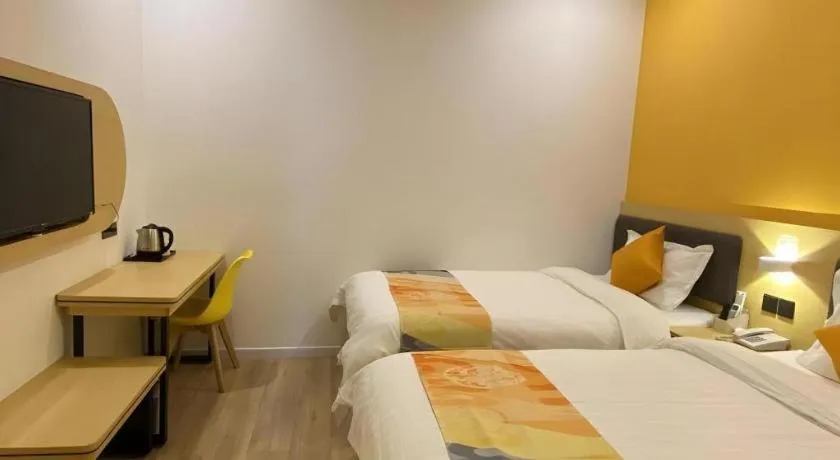 Bed in Shell Hotel Yinchuan Xingqing District Yuhuangge Street