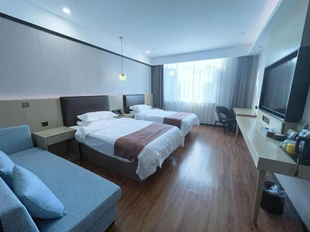 Bed in Gya Hotel Tangshan Caofeidian District Gongji Road